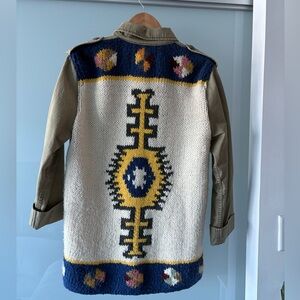 Women’s Vintage Anthropologie Cargo Knit Jacket